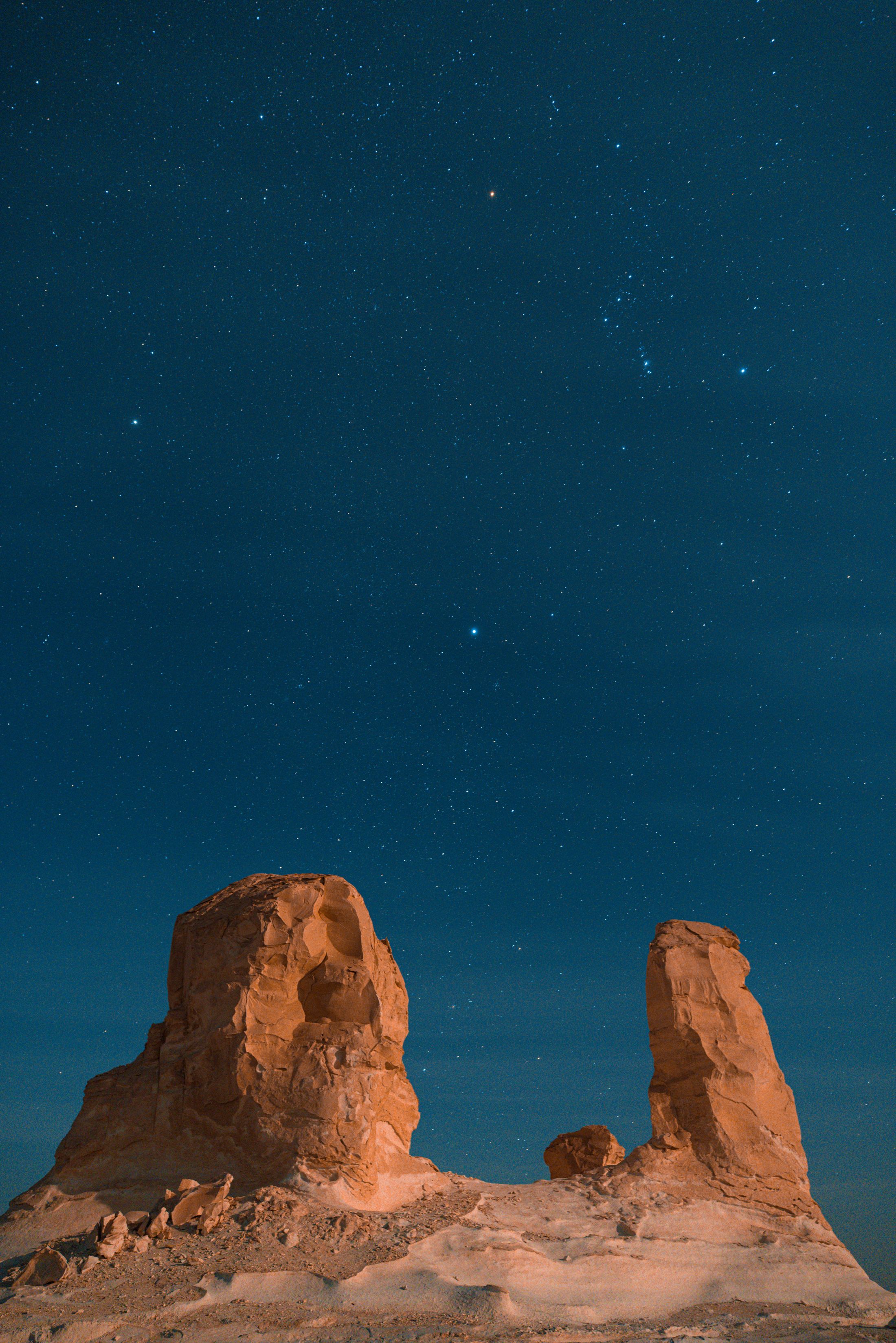 Stars above Siwa Oasis